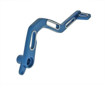 Obrázok z brzdový pedál aluminum modrá farba Derbi Senda DRD, SM, X