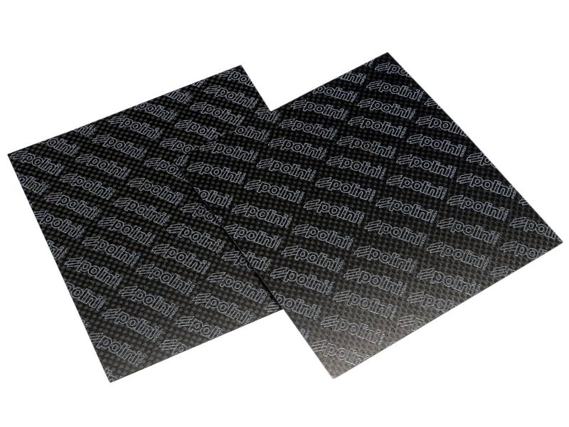 Obrázok z Membrány - klapky sania carbon Polini 0,33mm 110x100mm - univerzal (svetlo modrá farb.)