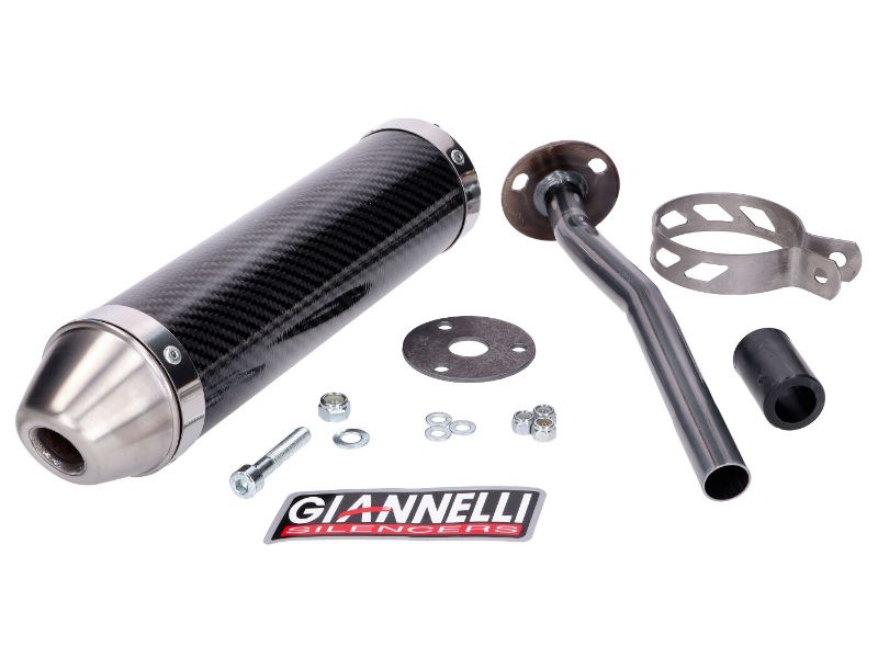 Obrázok z tlmič Giannelli carbon pre Yamaha DT 50 R 98-03, MBK X-Limit 98-03