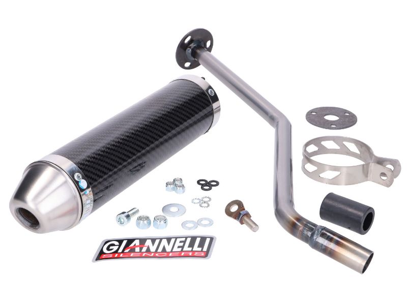 Obrázok z tlmič Giannelli carbon pre KSR Moto TR 50 SM, X 14-16