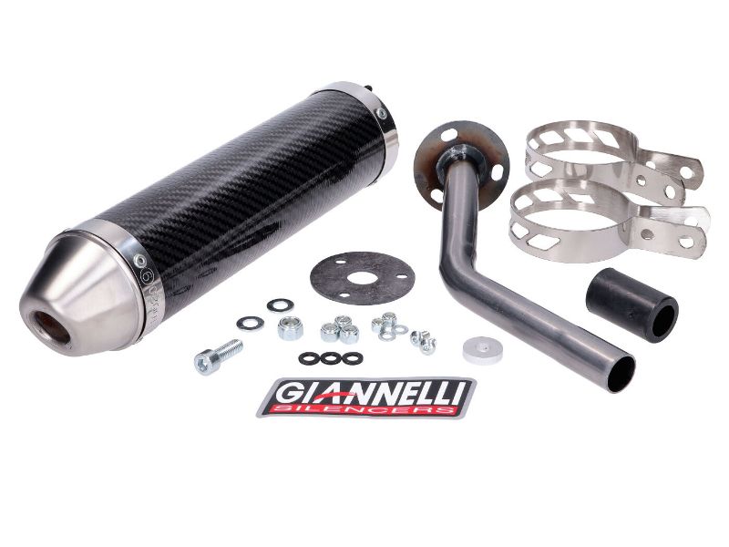 Obrázok z tlmič výfuku Giannelli carbon pre Fantic Motor 50ER, 50MR