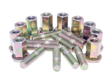 Obrázok z výfukový štift sada Naraku M8 závit vrátane matíc (20mm dĺžka ) - 10 ks each