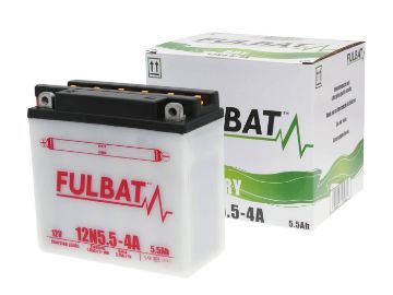 Obrázok z Batéria Fulbat 12N5.5-4A DRY vrátane náplne