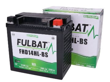 Obrázok z Batéria Fulbat FHD14HL-BS GEL pre Harley Davidson