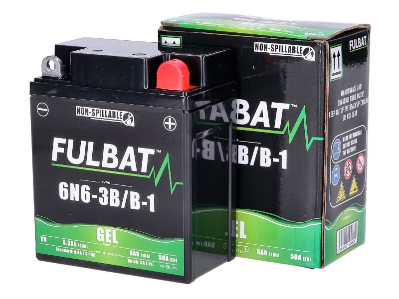 Obrázok z batéria Fulbat 6N6-3B/B-1 GEL