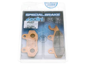 Obrázok z brzdové platničky Polini sintered pre Kymco, Yamaha, Hyosung