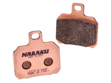 Obrázok z brzdové platničky Naraku sintered pre Aprilia RS, CPI GTR, Peugeot Speedfight 3