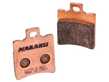 Obrázok z brzdové platničky Naraku sintered pre Aprilia, Malaguti, MBK, Piaggio, Yamaha