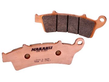 Obrázok z brzdové platničky Naraku sintered pre Aprilia, Kymco People GT, Malaguti, Piaggio