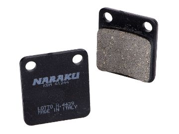 Obrázok z brzdové platničky Naraku organic pre Peugeot Vivacity, Hyosung 450, REX, Yamaha YFM