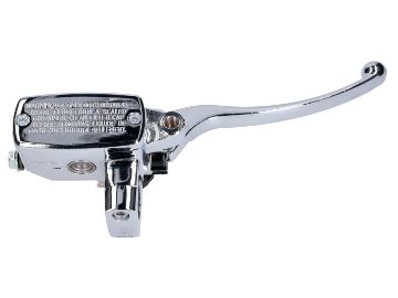 Obrázok z Brzdový valec - predný s páčkou chrom pre GY6 Grand Retro (riadidlá d=25mm)