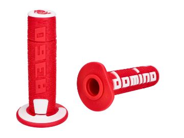 Obrázok z Rukoväte / gripy sada Domino A360 Off-Road červená / biela