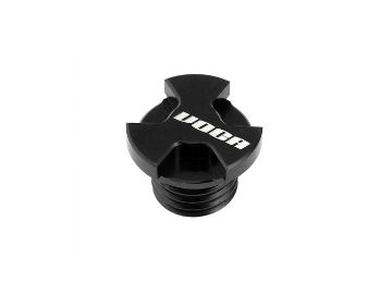 Obrázok z skrutka - zátka napĺňania oleja VOCA CNC čierna farba Minarelli AM, Generic, KSR-Moto, Keeway, Motobi, Ride, 1E40MA, 1E40MB