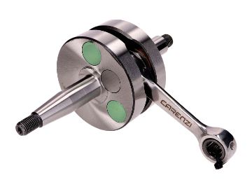 Obrázok z kľukový hriadeľ Carenzi Evolution Minarelli AM6 pre Aprilia RX, SX 50, Beta RR, CPI, Fantic, MBK X-Power, Yamaha TZR, Peugeot XPS, Rieju RS, Motorhispania RYZ, Sherco SE, SM