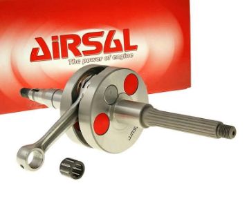 Obrázok z kľukový hriadeľ Airsal Racing Xtrem 39.2mm 70/77cc (10mm piestny čap only) pre Minarelli horiz.