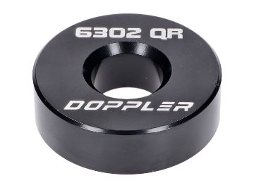 Obrázok z Ložisko - maketa Doppler hliník CNC čierna pre ložisko 6302QR