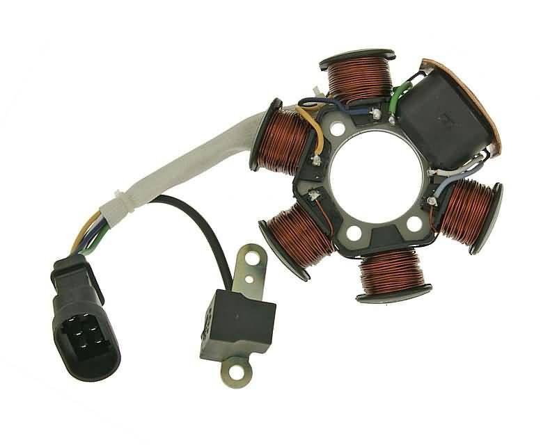 Obrázok z alternátor stator pre Piaggio motor s karburátorom (99-)