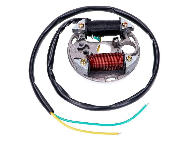 Obrázok z stator alternátora so zapaľovacou cievkou 12V 35W pre Puch Maxi E50, Sachs, Hercules, Zündapp