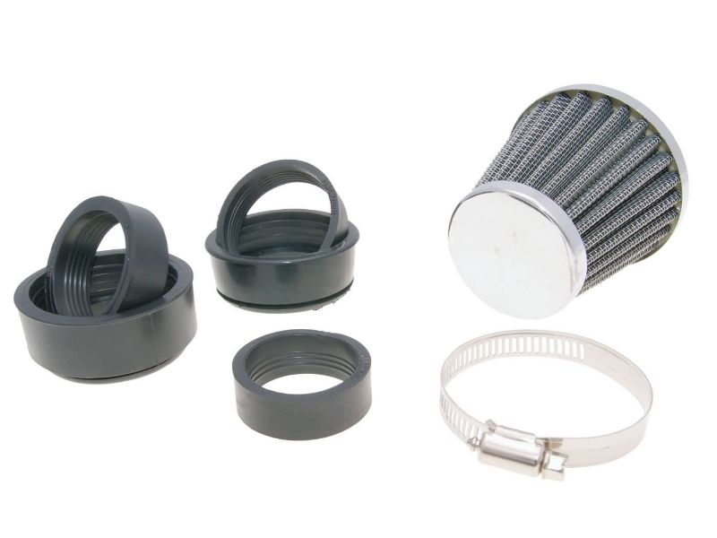 Obrázok z vzduchový filter Power 35-48mm karburátor spojenie chrome