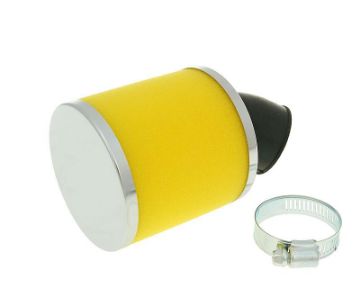 Obrázok z vzduchový filter Big Foam 28-35mm zahnutý (adapter) žltá f.