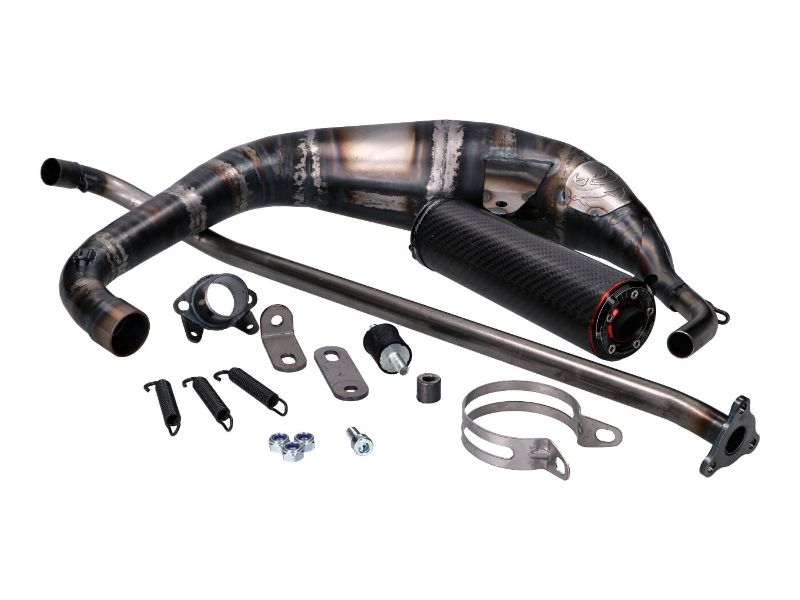 Obrázok z výfuk VOCA carbon 80cc pre Aprilia RS 50 D50B, Derbi GPR 50 Racing D50B