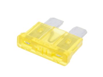 Obrázok z Poistka nožová 19.2mm 20A žltá farba