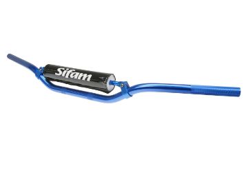 Obrázok z Riadidlá motorcross  s priečkou a chráničom  elox aluminum modrá farba - 22mm