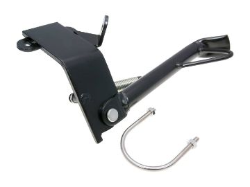 Obrázok z bočný stojan  čierna farba Aprilia SR50 s Piaggio motor 