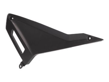 Obrázok z bočný kryt pravý predn.OEM čierna farba Aprilia RX, SX, Derbi Senda, Gilera RCR, SMT 50 Euro4 2018-