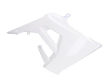 Obrázok z kryt palivovej nádrže pravá strana OEM biela farba pre Derbi Senda R 50, Senda SM 50 X-Treme Euro4 2018-