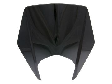 Obrázok z kapotáž svetlometu horné part OEM čierna farba Derbi Senda 2011-, Gilera RCR, SMT