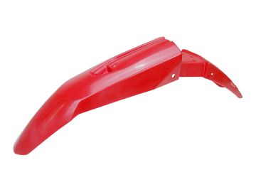 Obrázok z blatník predný OEM červená farba Derbi Senda 2011-, Gilera RCR, SMT 2011-