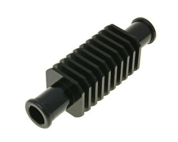 Obrázok z Chladič hliníkový čierny mini (30x103mm) 17 mm pripojenie hadice