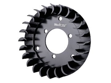 Obrázok z ventilátor hliník CNC čierny pre zapaľovanie Sachs 50/2, 50/3, HPI, Bosch, Ducati
