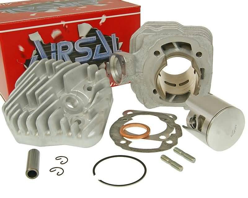 Obrázok z valec sada Airsal T6-Racing 69.7cc 47.6mm pre Peugeot vertical AC