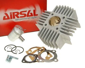 Obrázok z valec sada Airsal T6-Racing 48.8cc 38mm pre Puch Automatic s dlhými chladiacimi rebrami
