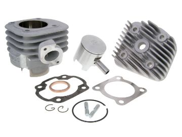 Obrázok z valec sada Airsal T6-Racing 69.5cc 47.6mm pre CPI, Keeway Euro 2 naklonený (2003)