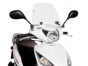 Obrázok z Plexi štít Puig Trafic transparent / číra pre Honda NSC Vision 50, 110 (11-14)