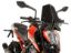 Obrázok z Plexi štít Puig New Generation Sport čierna farba KTM Duke 125, 200, 390 17-