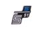 Obrázok z Nápis - emblem - samolepka S51 B modrá farba Simson S51