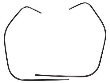Obrázok z Ochranné bočné lišty - sada čierna farba Moto Nostra Beinschild 1460mm  Vespa GTS 125, GTS HPE 300, GTS Super 125, GTS Super HPE 300, GTV HPE 300