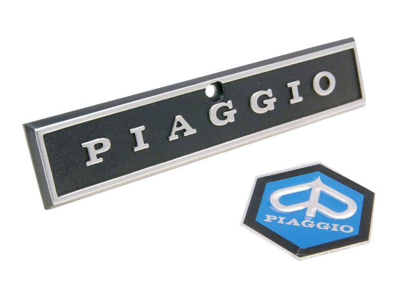 Obrázok z emblem a nápis Piaggio pre Vespa PX, PE 80, 125, 200