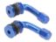 Obrázok z ventily kolies sada 90° zahnutá verzia - modrá f.
