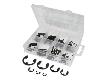 Obrázok z poistné segerky DIN6799 3-19 mm 135-dielna sada