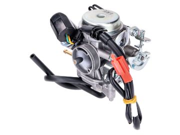 Obrázok z karburátor Dellorto 18mm TK SVB18 AW1 pre SYM Fiddle 2, Fiddle 3, Crox, Jet 4, Orbit 2, 12" 4-takt 50cc Euro4 25km/h, 45km/h 18-20