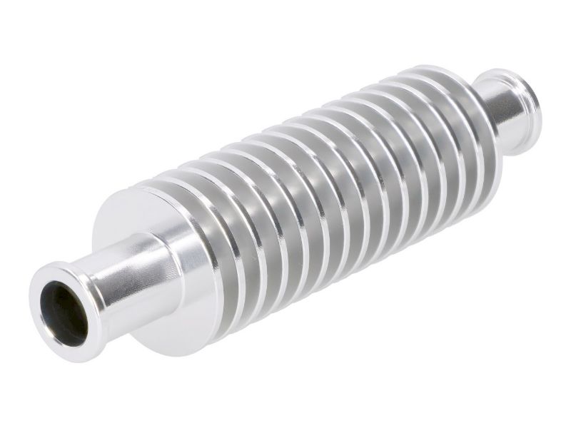 Obrázok z Prietokový chladič kruhový strieborná f. 133mm / 17mm napojenie