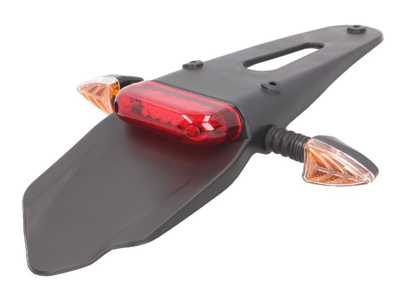 Obrázok z Držiak špž s brzdovým svetlom  LED červená farba vrátane indicators pre Supermotard, Enduro