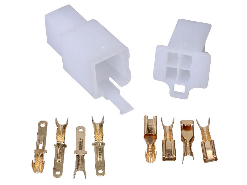 Obrázok z káblové spojky - sada  4 pins 2.3mm 10-ks