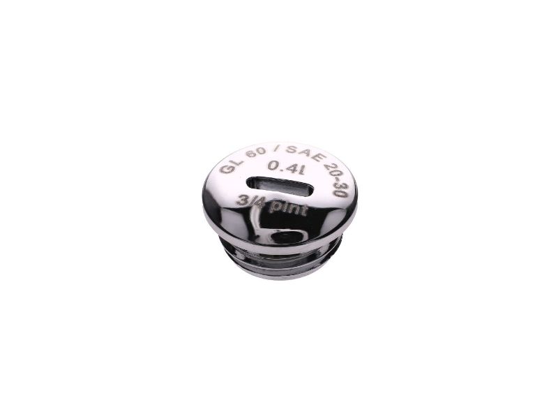 Obrázok z Zátka krytu prevodovky  chrom style plast pre Simson S51, S53, S70, S83, SR50, SR80, Schwalbe KR51/2