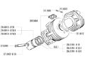 Obrázok z valec sada Polini liatina sport 85cc 50mm pre Vespa PK 50, Special 50, XL 50